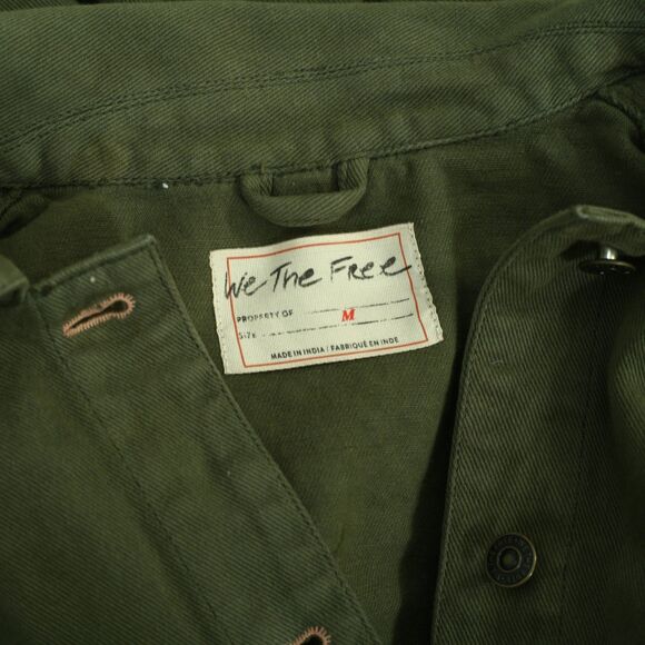 Free People We The Free Madison City Denim Jacket Top Oversized M New 285614 - Picture 10 of 10